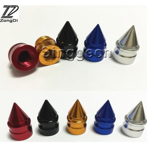 ZD 4pcs Car Tower Shape Tyre Valve Cap Covers for Alfa Romeo 159 156 Fiat 500 Citroen C4 C5 C3 Renault Duster Megane 2 Logan