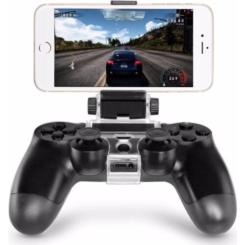Mobile phone clamp for PS4 controller and PS4 slim controller PS4 PRO controller Clamp Holder Stand OTG cable Smart Phone Clip