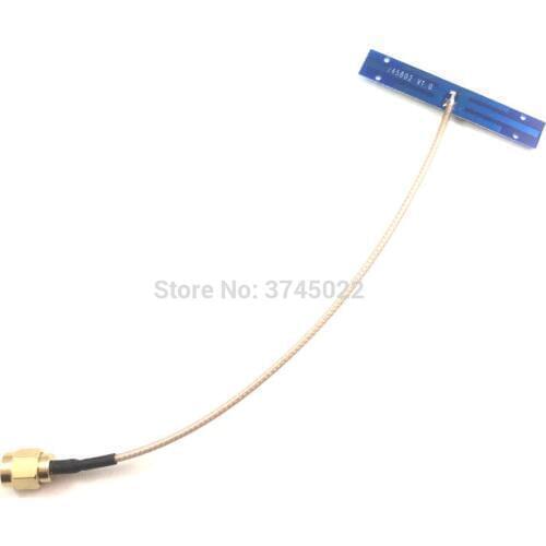 1pcs Internal Antenna High Gain 5dbi With Sma Male Connector 15cm RG174 Cable 2.4G 5.8G Dual Band Aerial