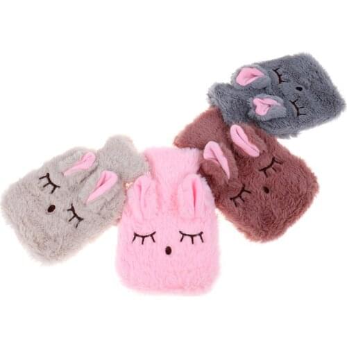14*22cm Winter Warm Heat Reusable Hand Hot Water Bottle Bag Warmer Cute PVC Stress Pain Relief Therapy