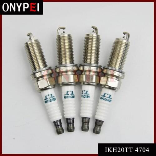 4pcs/lot Dual Iridium Spark Plug IKH20TT 4704 For Toyota Lexus Honda Volvo Subaru IKH20TT-4704