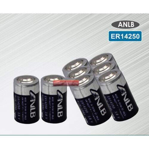 8pcs/lot New Original ANLB ER14250 1/2AA 3.6V 1200mAh Lithium Battery PLC Batteries