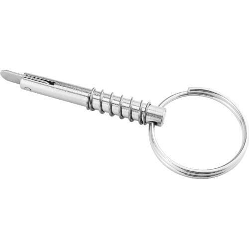 Spring Ring Deck Accessories, Quick Release Pin 316 Stainless Steel for Kayak/ Boat Bimini Top Hinge, 6.3x51mm