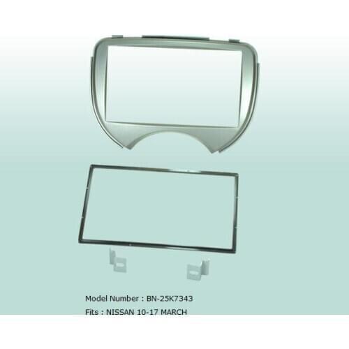 Car Fascias Stereo Radio Audio Panel Navigation Frame Dash Kit For Nissan March 2010 2011 2012 2013 2014 2015 2016 2017