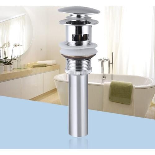 Free Shipping Hot selling solid brass pop up bathroom basin drain with polished finishing water waste brass basin sink drain
