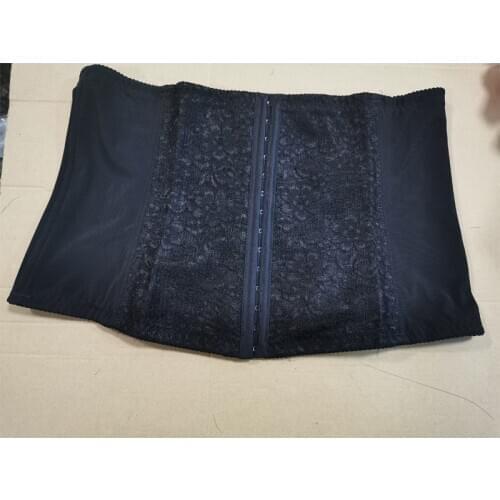 Black Red Nude 6XL Plus Size Womens Lace up Steel Bone Latex corset Underbust Waist Cincher Corset