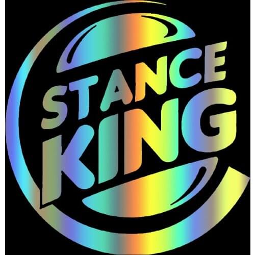 S51956 Various Sizes/Colors Car Stickers Vinyl Decal STANCE KING Motorcycle Decorative Accessories Waterproof Decor