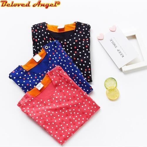 Long Sleeve Girls Dress Floral Cotton Kids Dresses for Girls Princess Party Dress Toddler Clothing Children Christmas Dress 3-8Y
