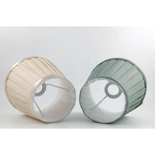 DIA 15.5cm best Small table lampshades, Green color modern bedroom lamp shades, E14