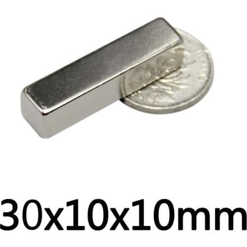 5/10/20/30/50PCS 30x10x10 mm Super Strong Sheet Rare Earth Magnet 30*10*10mm Block Rectangular Neodymium Magnets N35 Magnet