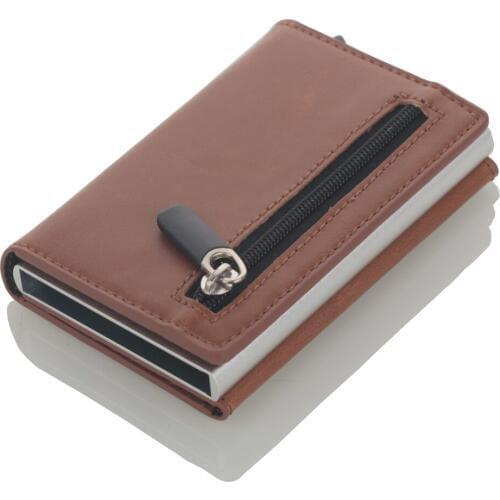 Metal Credit Card Wallet Men Women Card Holder Single Box Minimalist Wallet Aluminium Blocking Wallet for Cards