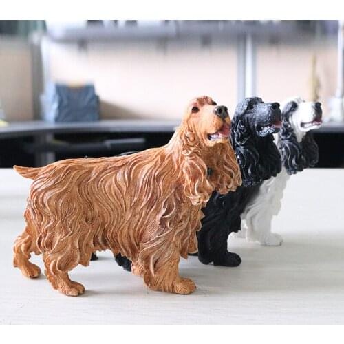 Fashion Canine Simulation Dog Model Snipe Dog Mounted Pendant Resin Handicrafts Decoration Crafts Murals Figurines Miniatures