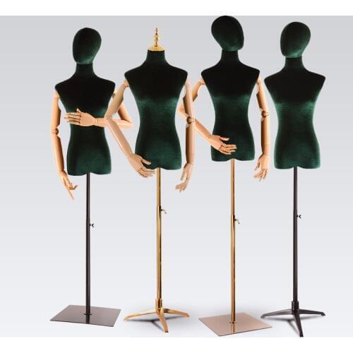 New Style Dressmaking Fabric Mannequin Colorful Green Model Manufacturer On Sale