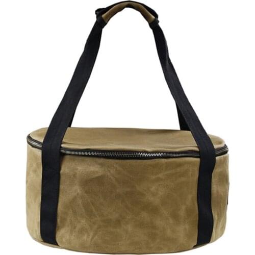 Cookware Pot Storage Bag Outdoor Camping Travel Portable Bag for Cast Iron Dutch Japanese Pot Cookware Accessorie