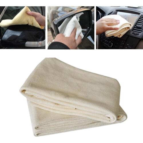 Practical Towel Magic Windows Absorbent Chamois Leather Quick Dry Wiping Shammy Sponge Cloth Vehicle Washing Wipes Cleaning