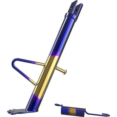 Durable Motorcycle E-Bike Titanium Side Support Kick Stand Parking Rack