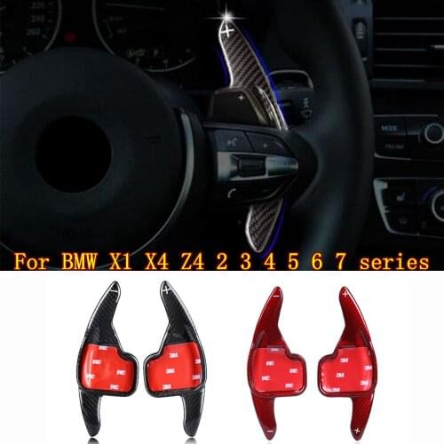 Carbon Fiber Steering Wheel Shift Paddle Shifters for BMW X1 X4 Z4 2 3 4 5 6 7 series