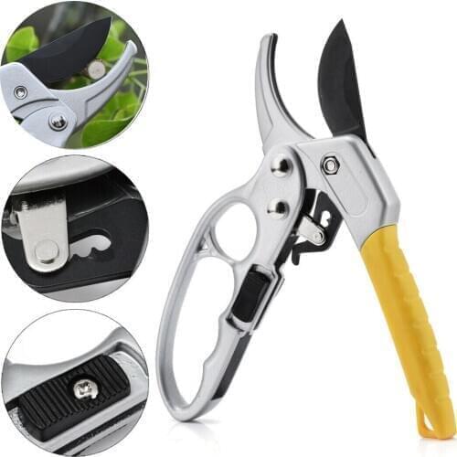 Garden Pruning Shears Hand-held Tree Fruit Plant Branch Cutter Shears High Carbon Steel Flower Trimmer Pruner Tools