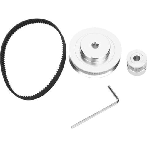 Step Timing Wheel Aluminum Durable Anti-Rust Synchronous Wheel for 3D Printers Cnc Engine Lathes Timing Belts Milling Machines