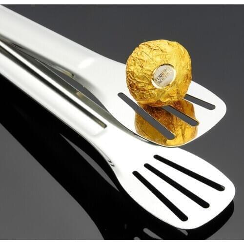 Stainless Steel Food Tongs Kitchen Tools 304 Food Grade Stainless Steel Anti Heat Bread Clip Pastry Clamp