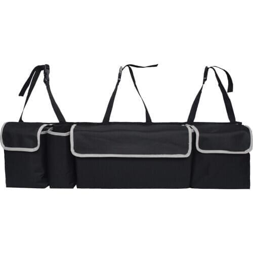 Large Capacity Car Back Seat Organizer Trunk Storage Bag Box 36x4.7x9.4"