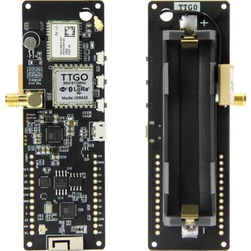 TTGO T-Beam ESP32 433/868/915Mhz WiFi Wireless Bluetooth Module ESP 32 GPS NEO-6M SMA LORA32 18650 Battery Holder With SoftRF