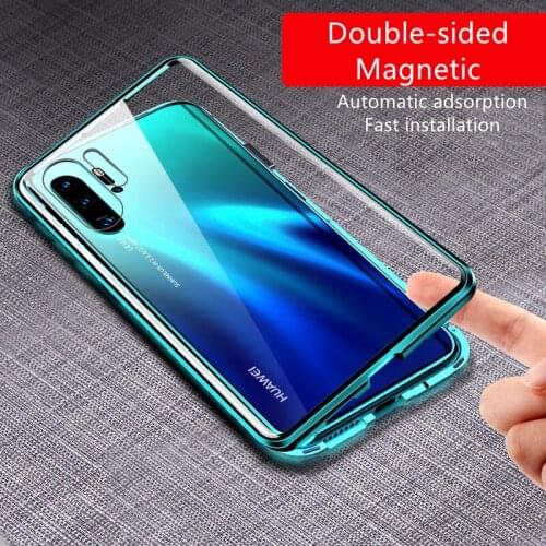 Magneto All-inclusive Protection Phone Case for Huawei Honor Phone Glass Protection for Huawei P40/P30 Pro Mate20/Mate30Pro Nova