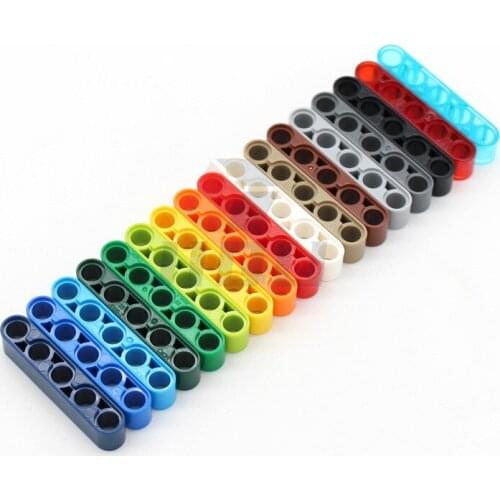 High-Tech Part 1x5 Thick Liftarm 32316 Race Off-Road Construction Vehicle Plane Model EV3 Set Bulk Accessory MOC Building Blocks