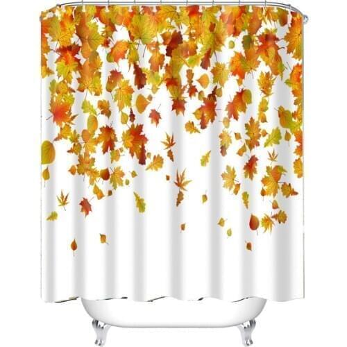 X-Ray Purple Leave Autumn Leaves Watercolor Tropical Leaves Purpel Green Vine Green Leaf Geometric Bathroom Shower Curtain