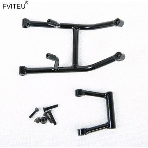 FVITEU Rear bumper tuning kits (can fix dominator pipe) for 1/5 hpi baja 5t 5sc parts king motor