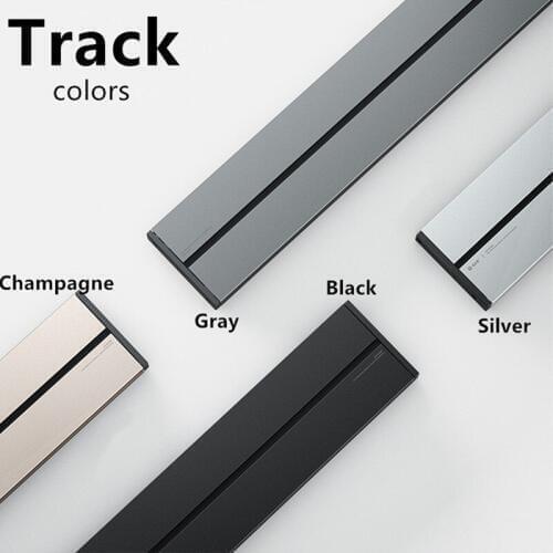 Custom Electrical Orbital Wireless Power Track 0.5m Black Gray Silver Champagne
