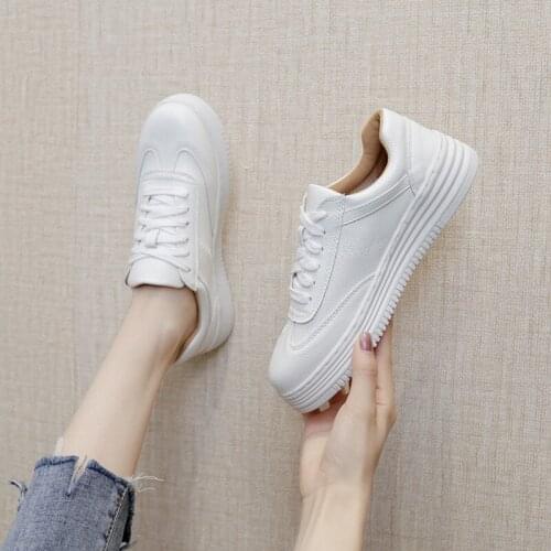 Koovan Womens Sneakers White Shoe Female 2021 Season Comfortable Students Leisure Sports Edition Shoes For Womens Shoes
