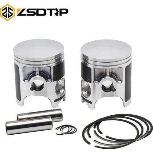 ZSDTRP 64mm STD Piston Kit For Yamaha RD350 1973 1974 1975 Standard Bore Piston assembly