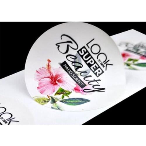 100PCS Customized Logo Sticker Label Handmade Gift Tag