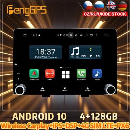 128G Android10 PX6 DSP For KIA RIO 2017 - 2018 Car DVD GPS Navigation Auto Radio Stereo Video Multifunction CarPlay HeadUnit