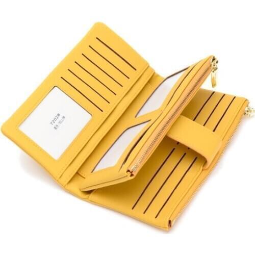 2021 Luxury Designer Long Wallet For Women PU Phone Money Coin Pocket Card Holder Female Purse Clutch Bags porte monnaie femme