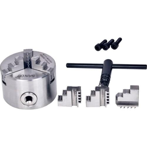 3 Jaw Lathe Chuck Self-centering 80mm 100m 125mm 130mm 160mm 165mm 200mm 250mm 320mm 3Jaw Metal Lathe Chuck CNC Metalworking