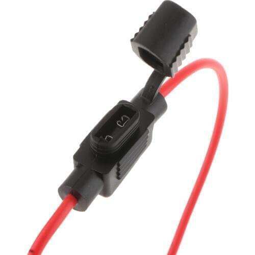 5PCS Inline Blade Mini Fuse Holder W/ 16AWG Cable For Car Boat Truck Auto