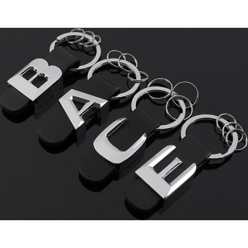 Car Keychain Keyring For Mercedes Benz B C E A Class W203 W204 W205 W210 AMG Alloy Leather Key Holder Ring Key Chain Accessories