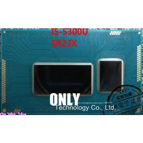 Free shipping 100% brand new and original CPU I5-5300U SR23X I5 5300U SR23X BGA chips with balls