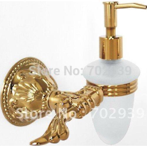 FREE SHIPPING new design 24k GOLD liquid soap dispenser