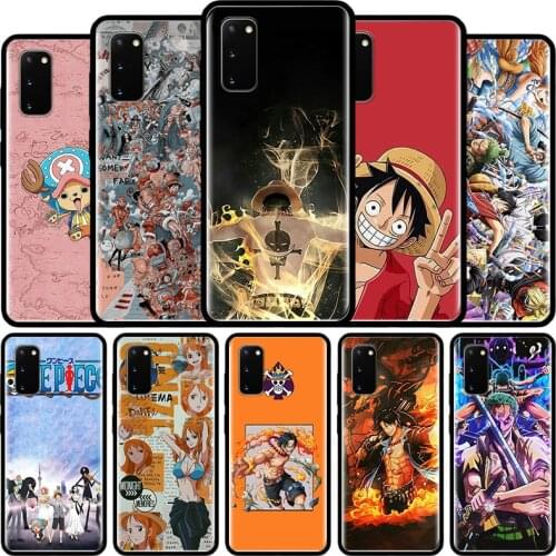 One piece zoro luffy anime Phone Case for Samsung Galaxy S21 S20 FE Note 20 S30 Ultra S10 10 Lite S8 S9 Plus S10e Cover Shell