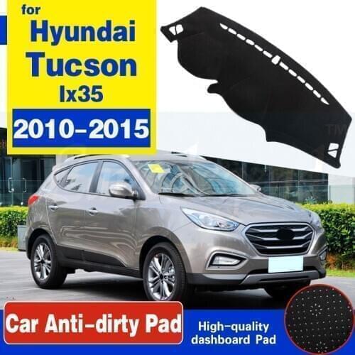 For Hyundai Tucson 2010 2011 2012 2013 2014 2015 LM Ix35 Anti-Slip Mat Dashboard Cover Pad Sunshade Dashmat Protect Accessories