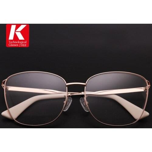 IP Titanium Optical Glasses Women Square Prescription Eyeglass Frames Myopia Hyperopia Eyeglasses 2021 New Retro Oval Eyewear