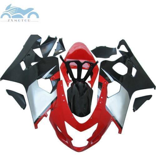 Custom Fairings kit for SUZUKI 2001-2003 GSXR600 GSXR750 K1 road motorcycle fairing set GSXR 600 750 01 02 03 red black bodywork