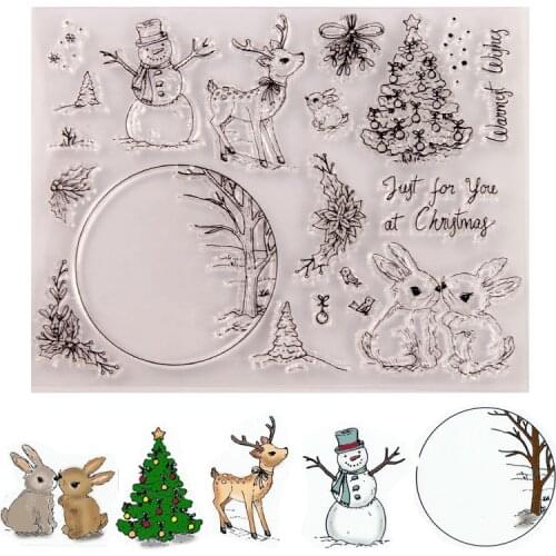 Metal Cutting Dies and Clear Stamps For Paper Making Card Craft Sets T1630 Christmas