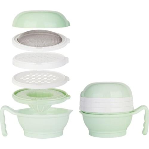 Infant Manual Food Conditioner Bowl Toddler Complementary Food Grinding Machine Baby Food Supplement Tools Processor For Newborn