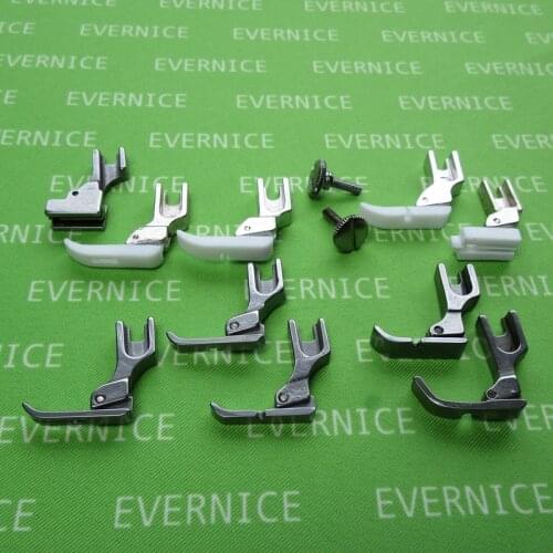 10 ZIPPER PRESSER FOOT SET for YAMATA FEIYUE FY8500 FY8700 NECCHI RELIABLE VIKIN