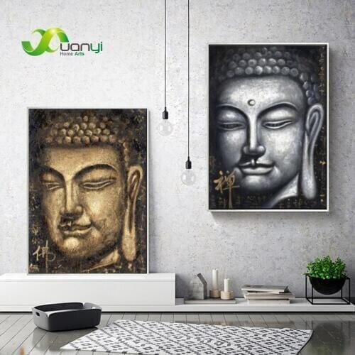 Wall Art Canvas Painting Buddha Artwork Poster Painting Picture Wall Zen Budda Buda Canvas Paintings Home Decoration Unframed