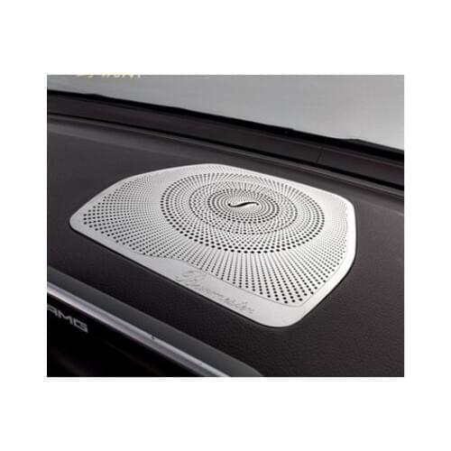 New Car Audio Speaker Dashboard Loudspeaker Cover Stickers Trim Accessories For Mercedes Benz W205 GLC C Class C180 C200 GLC300